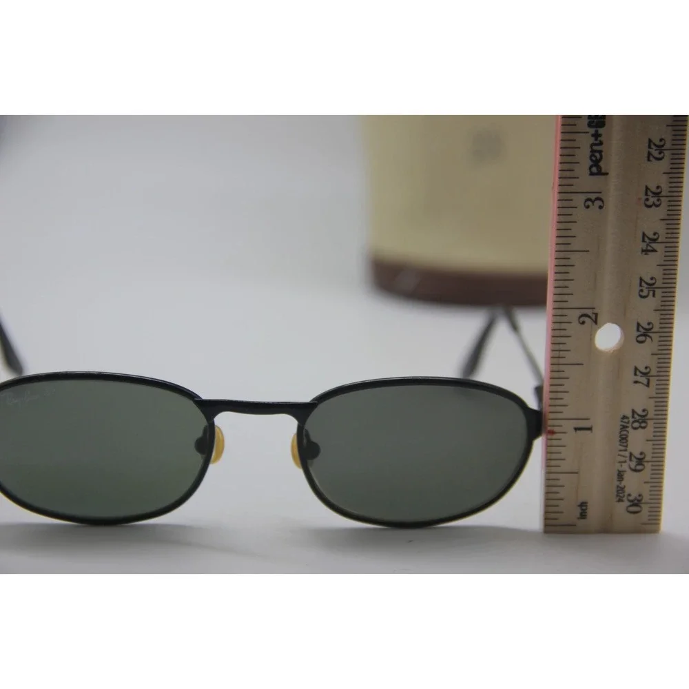 VINTAGE RAY BAN HIGHSTREET RB3003 W3079 SLEEK BLACK POLARIZED SUNGLASSES ITALY